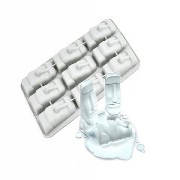 西方文化硅膠冰格，復(fù)活節(jié)石像制冰模型_硅膠廚